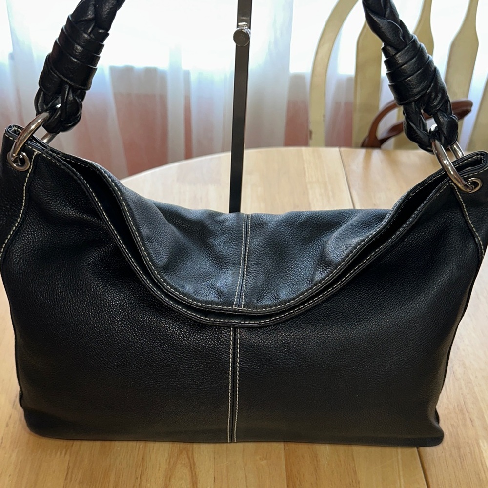 Ralph Lauren Black Leather Women's Bag